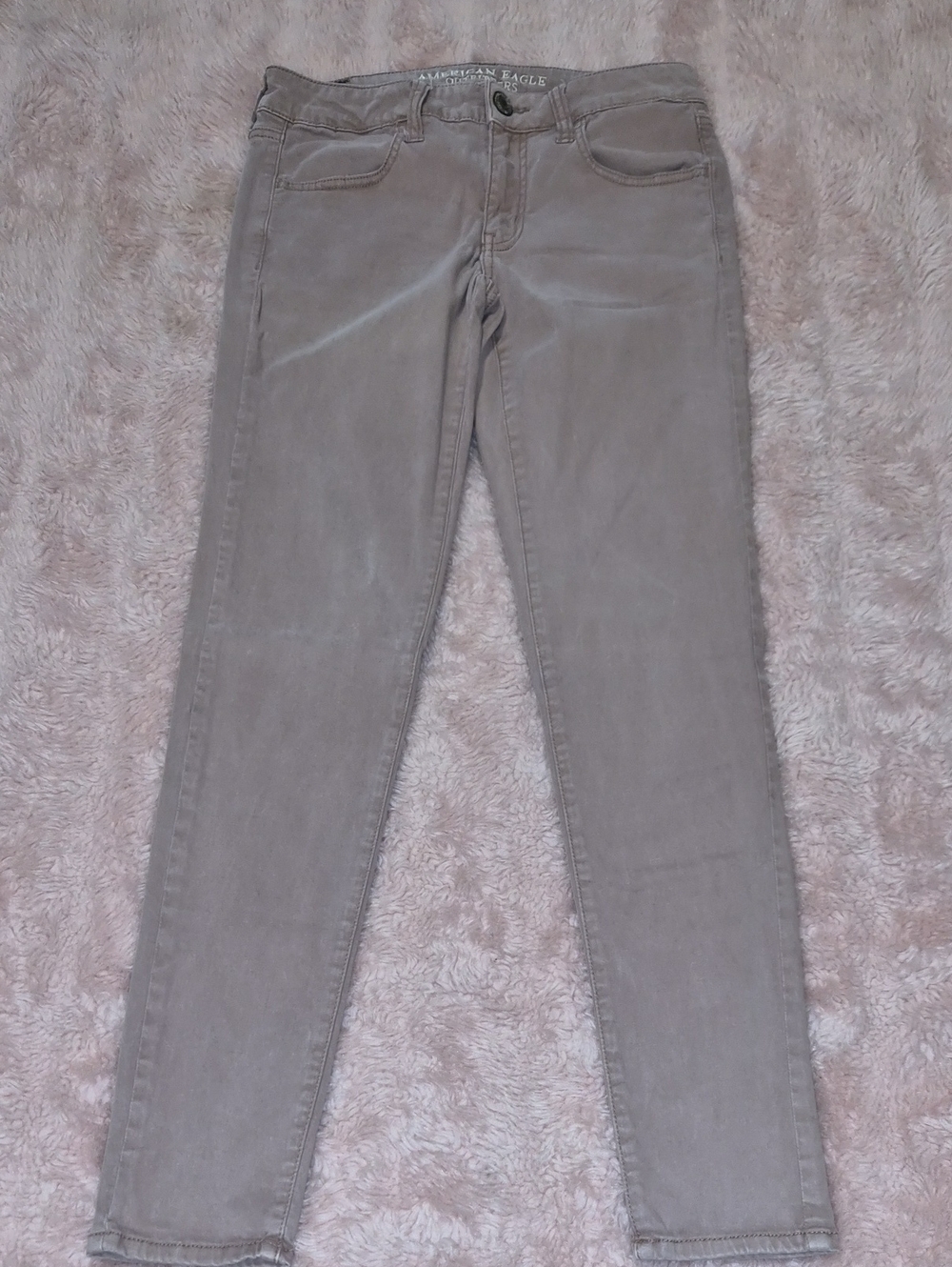 American Eagle Outfitters Skinny Jeans in Light Taupe